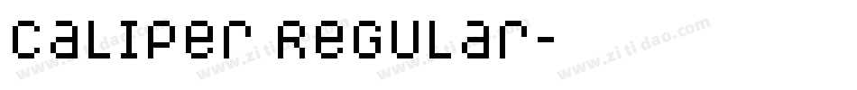 Caliper Regular字体转换